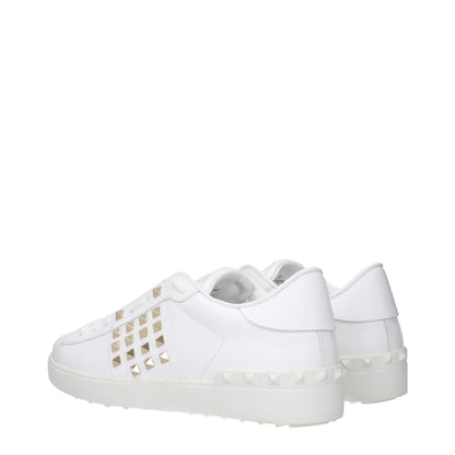 Valentino Garavani Blue Leather Low Top Sneakers for Men