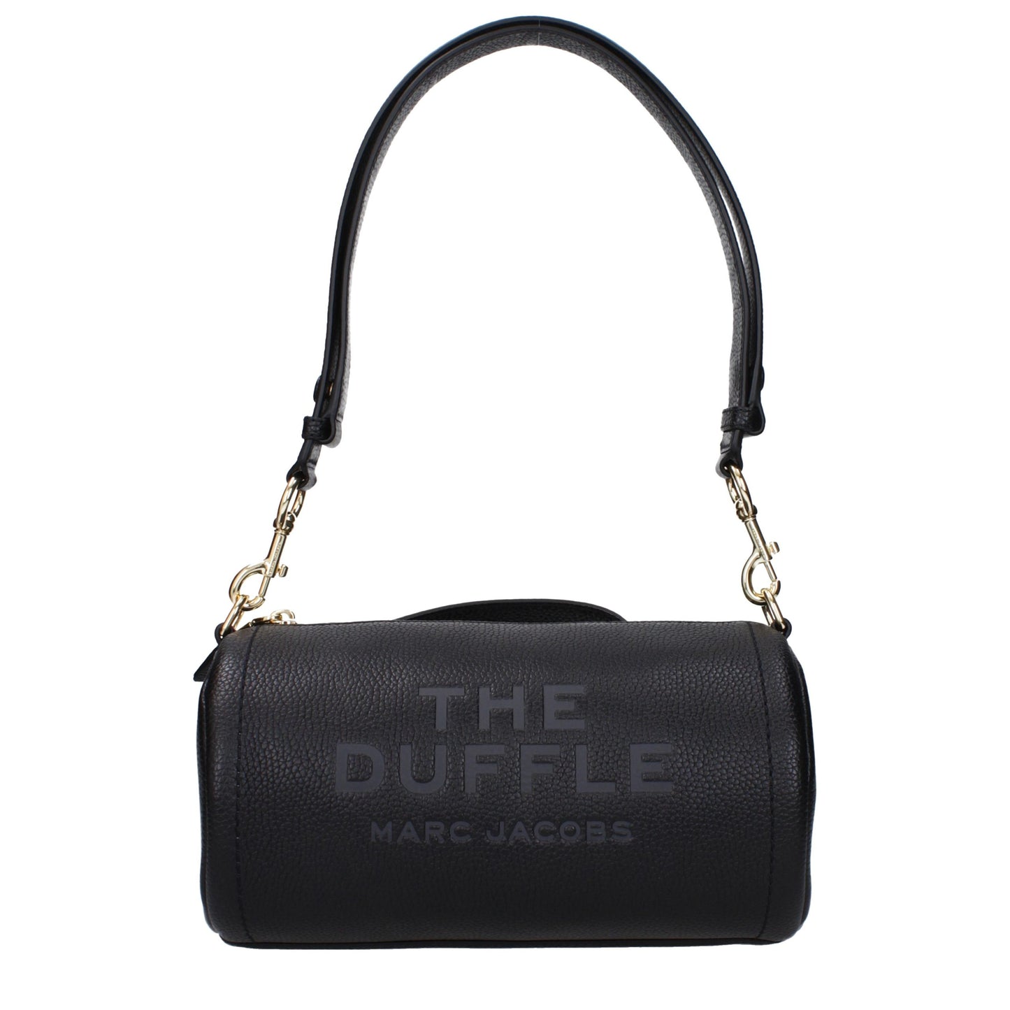 Marc Jacobs Black Leather The Duffle Handbag