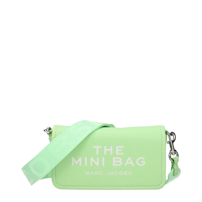Marc Jacobs Green Leather The Mini Crossbody Bag