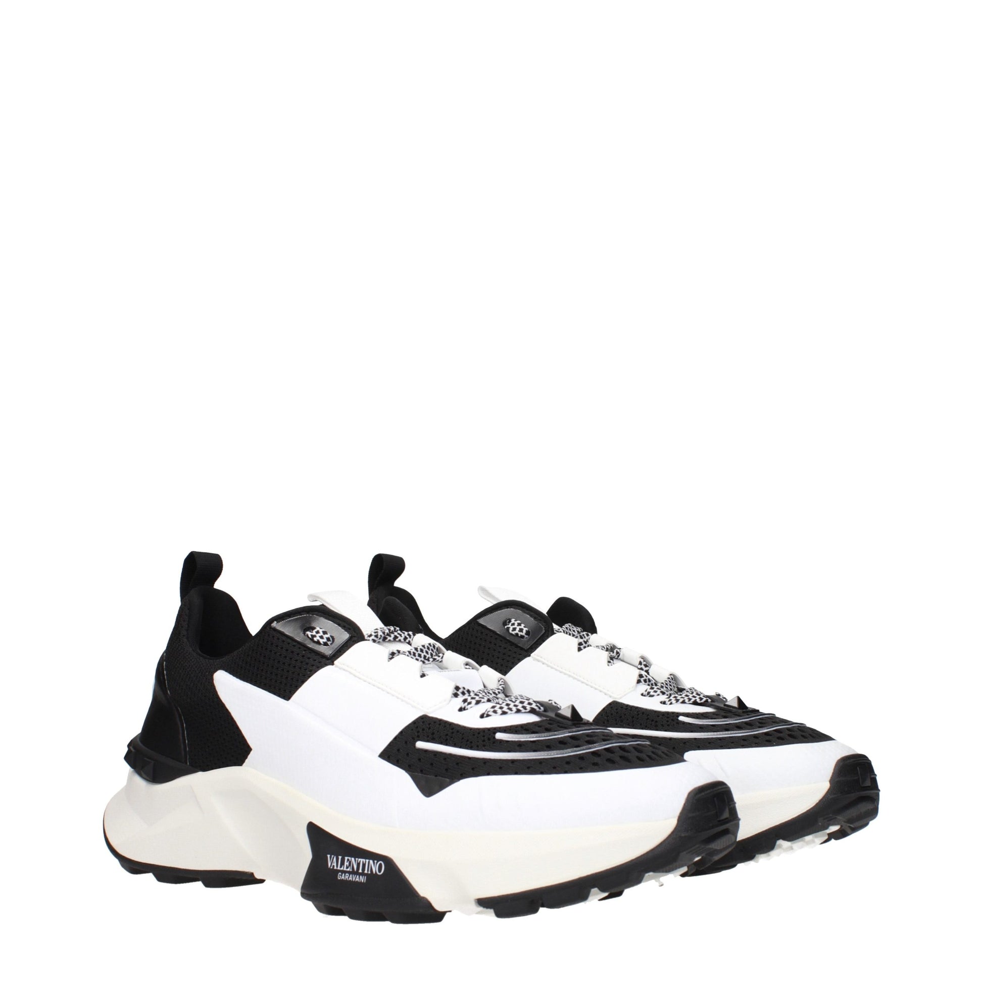 Valentino Garavani Black & White True Act Trainers