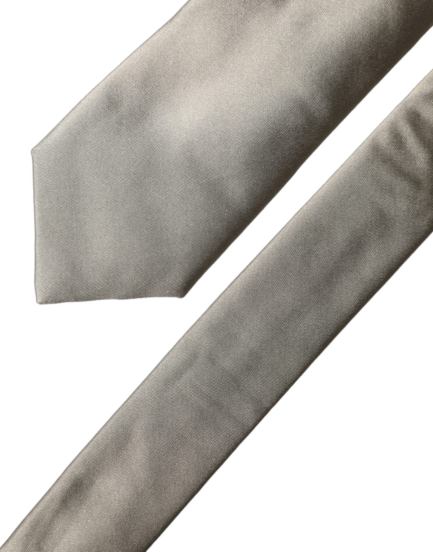 Dolce & Gabbana White Tattoo Floral Silk Adjustable Men Tied Necktie