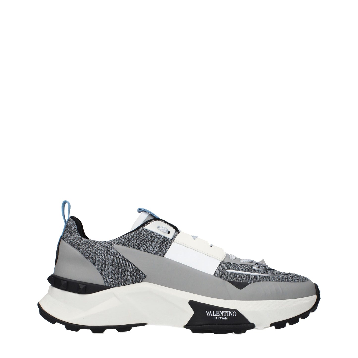 Valentino Garavani Gray True Act Rockstud Sneakers