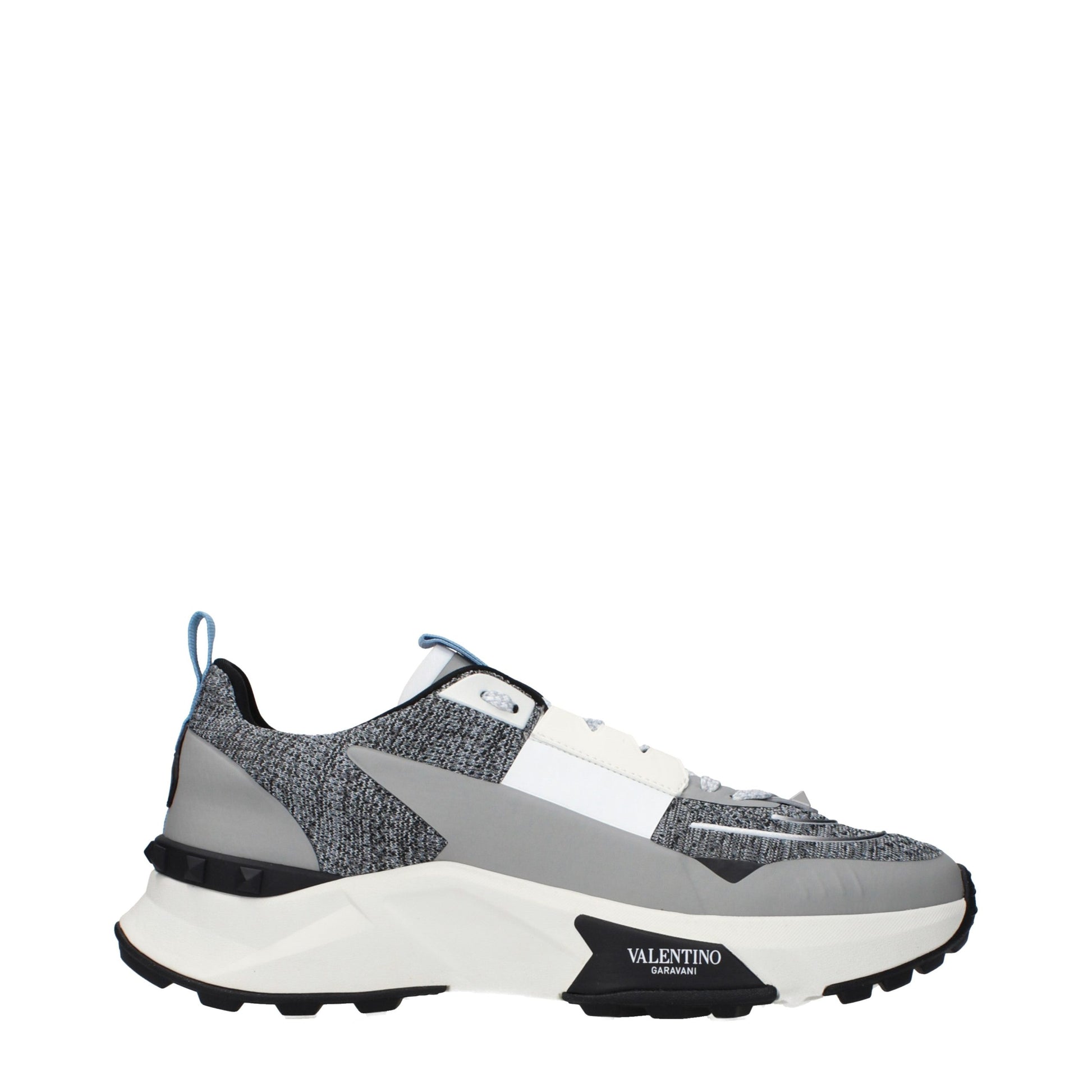 Valentino Garavani Gray True Act Rockstud Sneakers