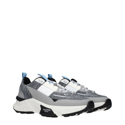Valentino Garavani Gray True Act Rockstud Sneakers