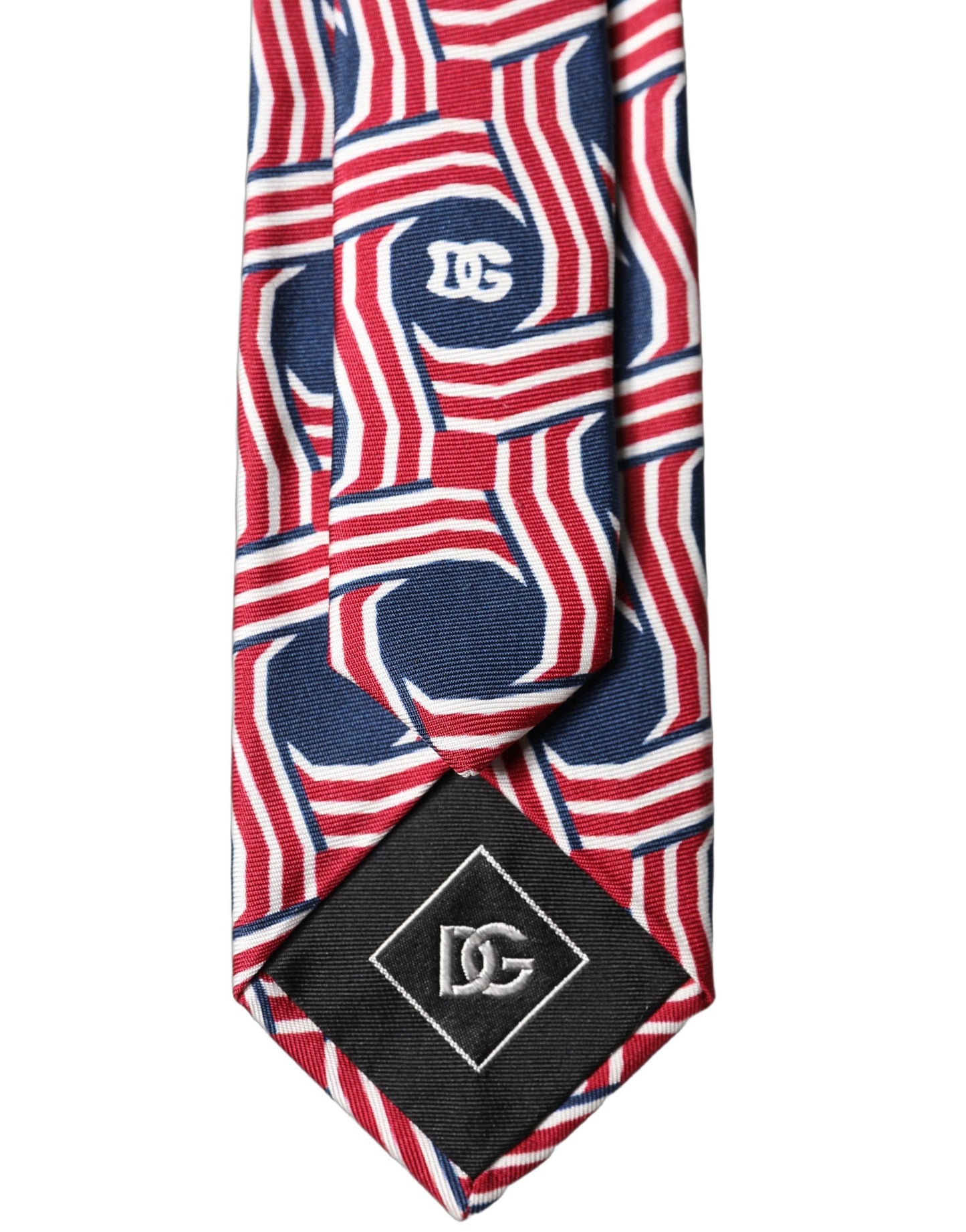 Dolce & Gabbana Multicolor Patterned Silk Adjustable Necktie
