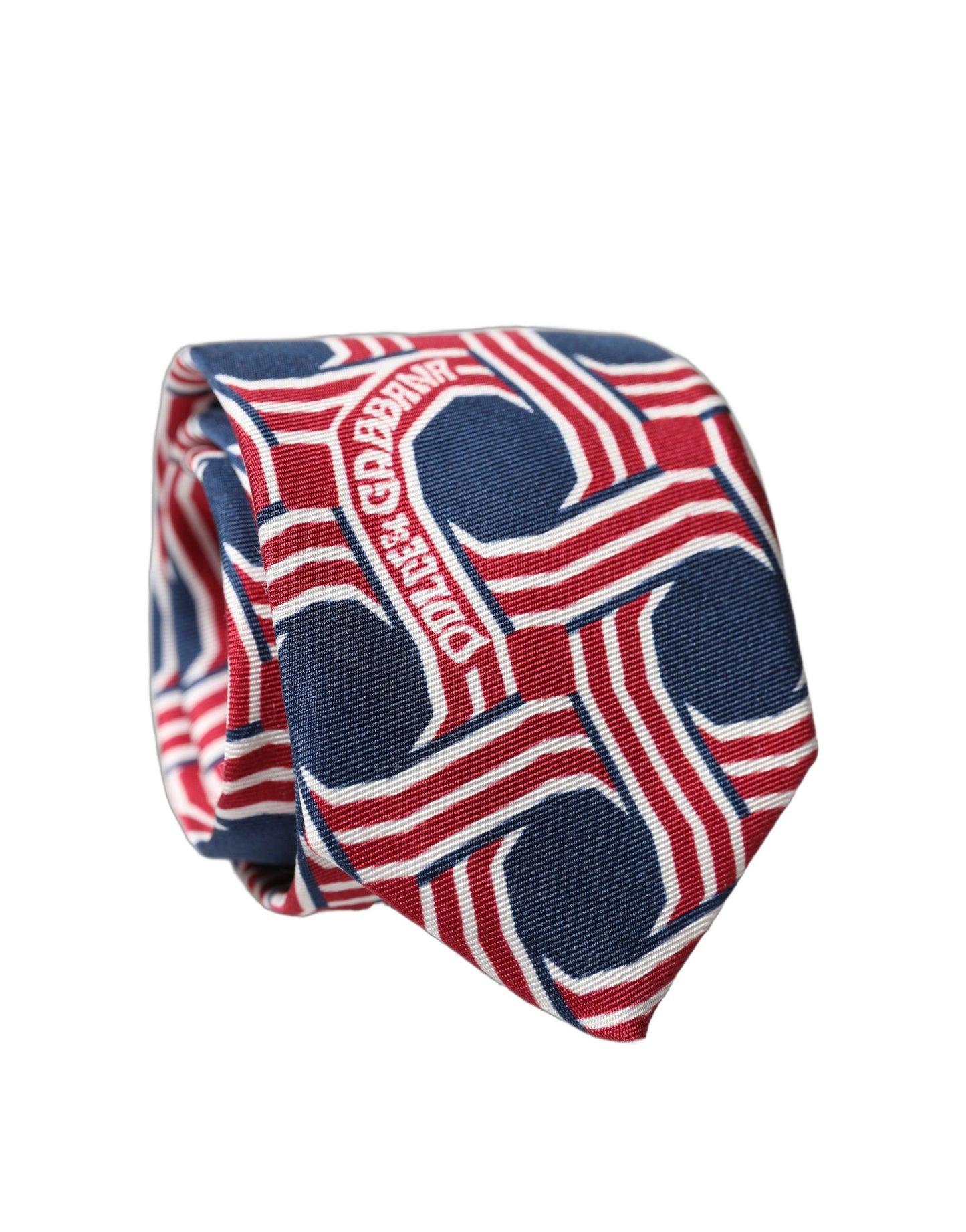 Dolce & Gabbana Multicolor Patterned Silk Adjustable Necktie