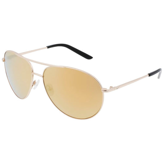 Nike Gold Metal Chance Aviator Sunglasses