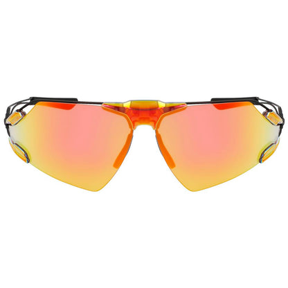 Nike Zeus Edge E EV24031 891 Orange Mirror Titanium Sunglasses