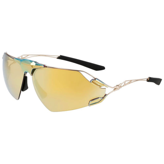 Nike Zeus Edge EV24030 700 Gold Titanium Sunglasses