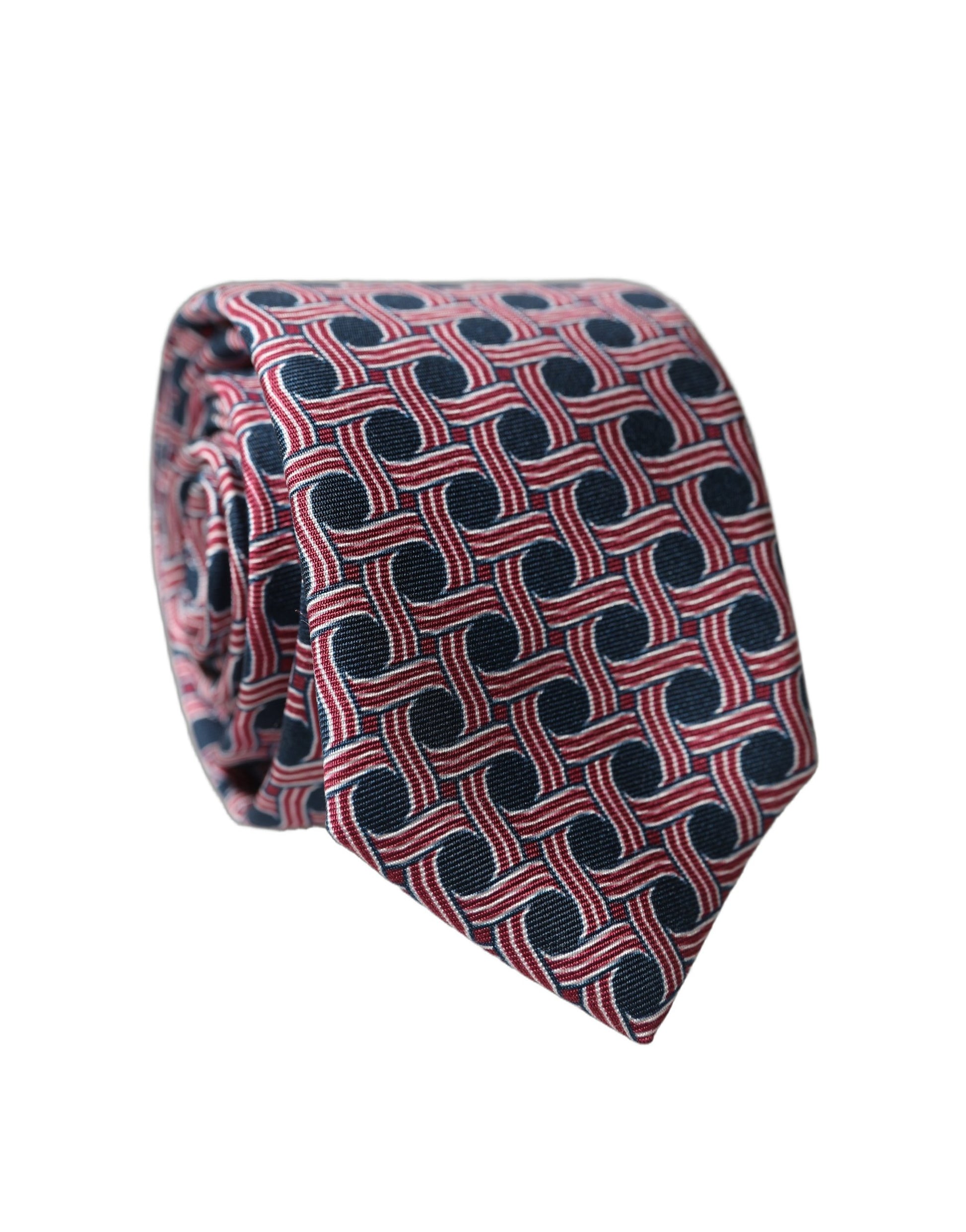 Dolce & Gabbana Multicolor Patterned Silk Adjustable Necktie