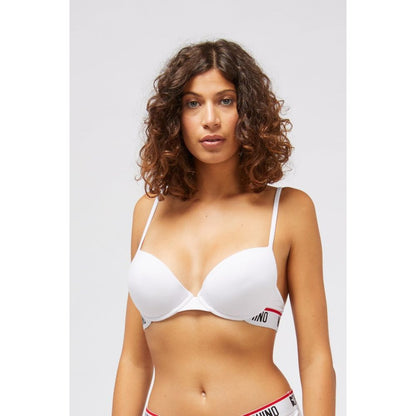 Moschino White Cotton Bra - Women's L
