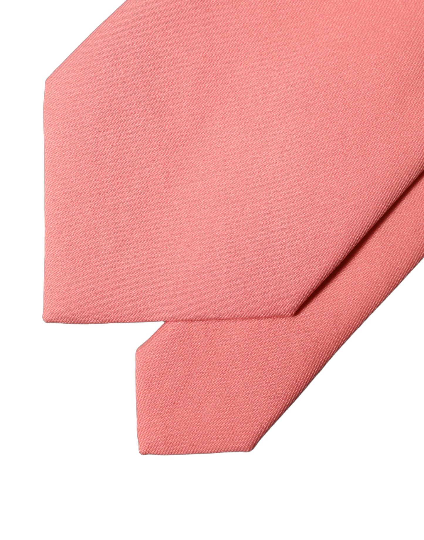 Dolce & Gabbana Coral Pink Adjustable Tied Necktie for Women