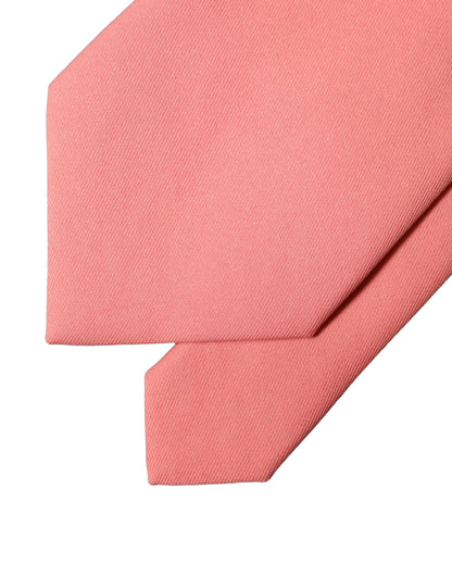 Dolce & Gabbana Coral Pink Adjustable Tied Necktie for Women