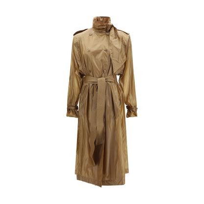 Saint Laurent Beige Lavallière Trench Coat