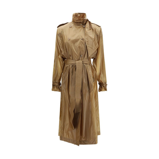 Saint Laurent Beige Lavallière Trench Coat