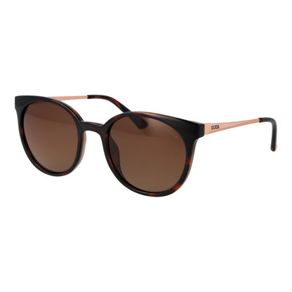 Guess Women’s Sunglasses – Brown Oval Frame, Brown Polarized Lenses