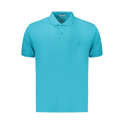Coveri Moving Azzurro Cotton Men's Polo