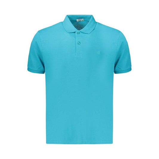 Coveri Moving Azzurro Cotton Men's Polo
