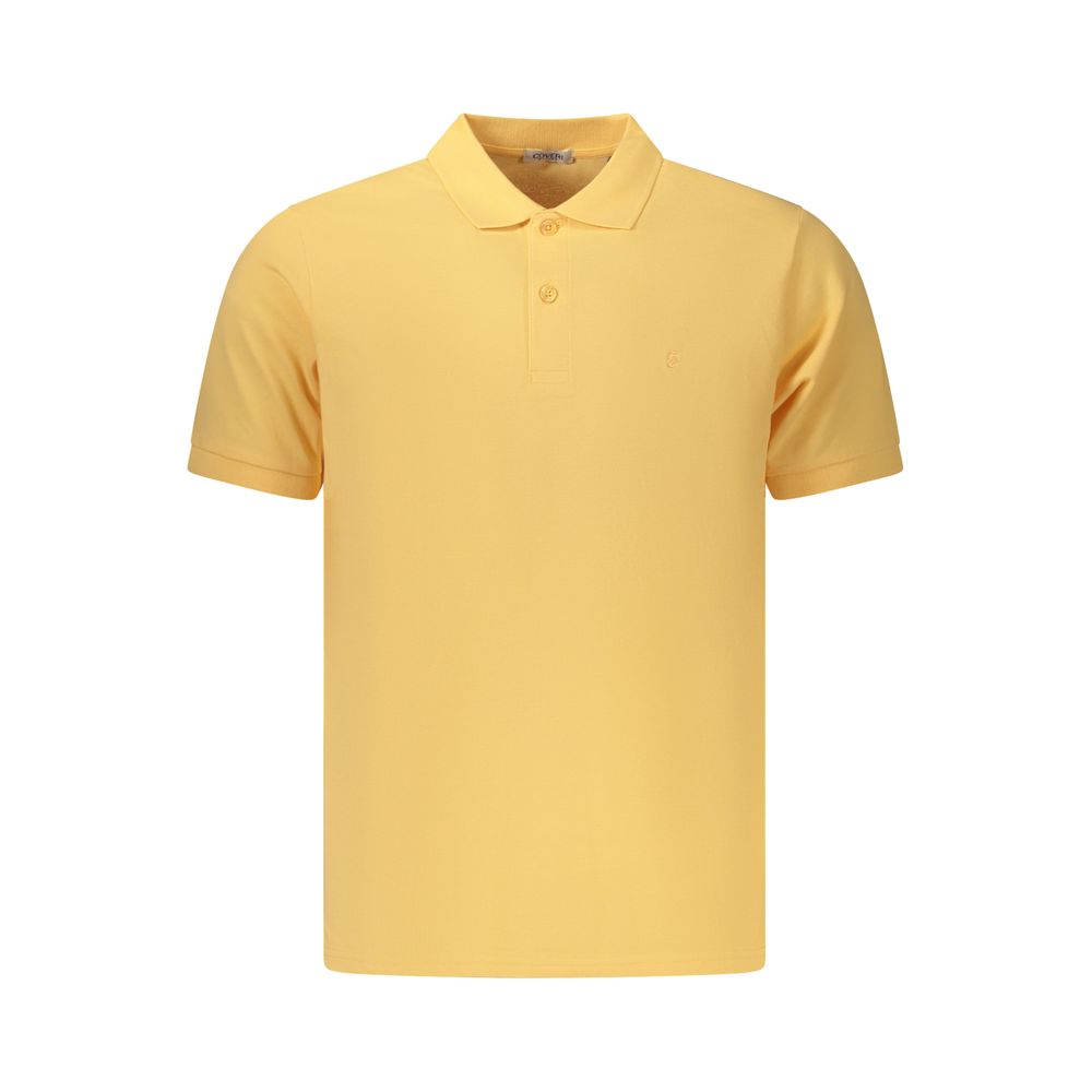Coveri Moving Orange Cotton Men's Polo - Bold and Stylish