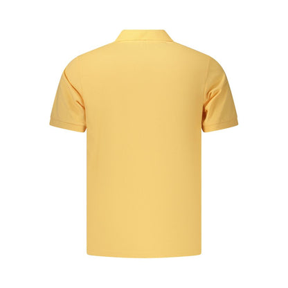 Coveri Moving Orange Cotton Men's Polo - Bold and Stylish