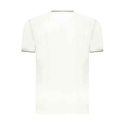 Coveri Moving Bianco Cotton Men's T-Shirt