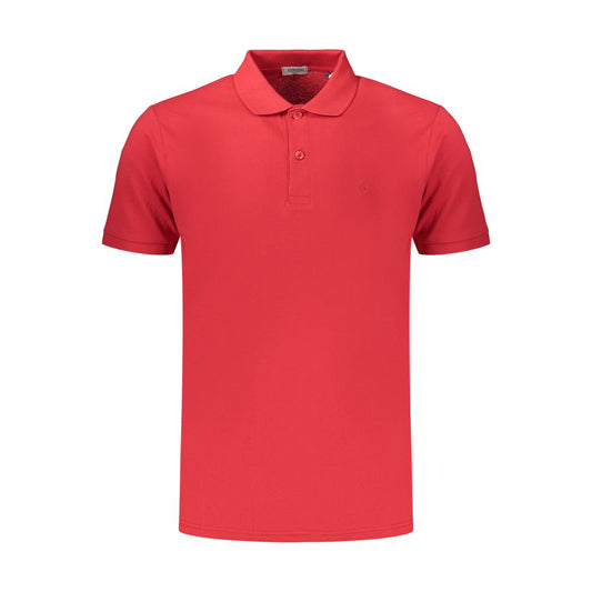 Coveri Moving Red Cotton Polo Shirt