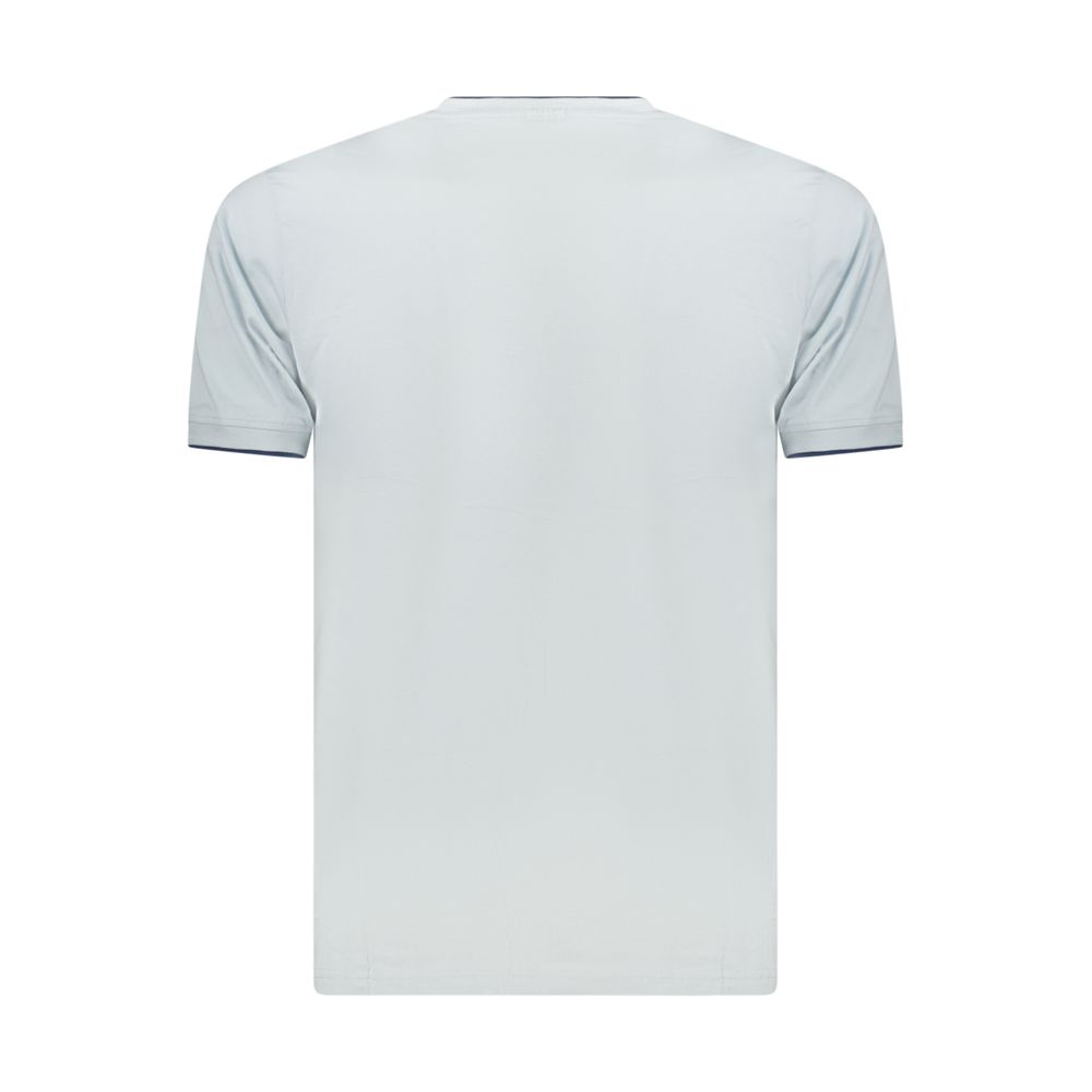 Coveri Moving Blue Cotton T-Shirt – Effortless Style, Everyday Comfort