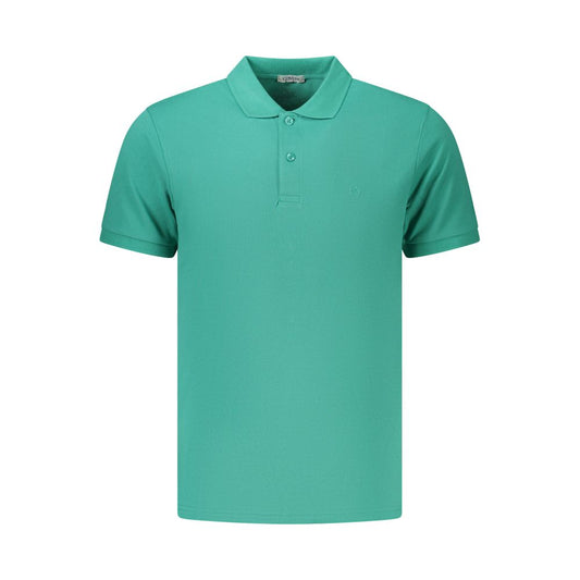 Coveri Moving Green Cotton Polo Shirt - Effortless Style for Everyday Wear