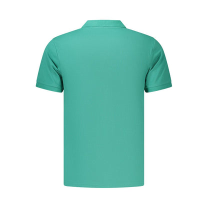 Coveri Moving Green Cotton Polo Shirt - Effortless Style for Everyday Wear