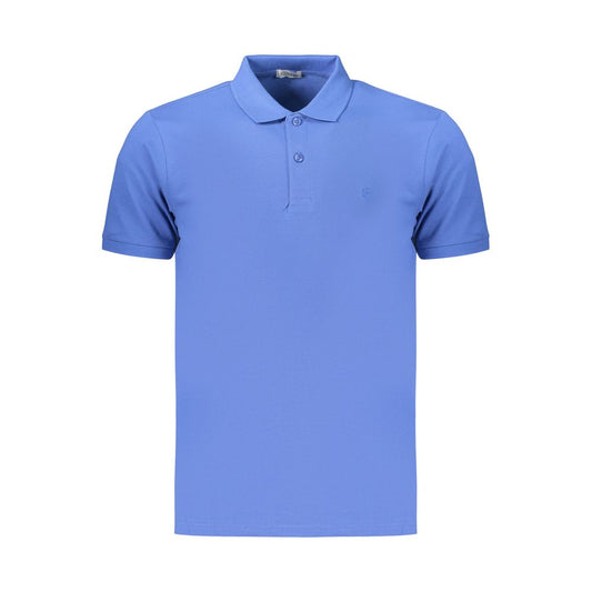 Coveri Moving Blue Cotton Polo Shirt - Effortless Style for Everyday Wear