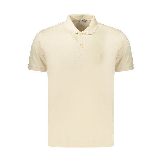 Coveri Moving Beige Cotton Polo Shirt