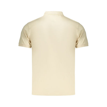 Coveri Moving Beige Cotton Polo Shirt