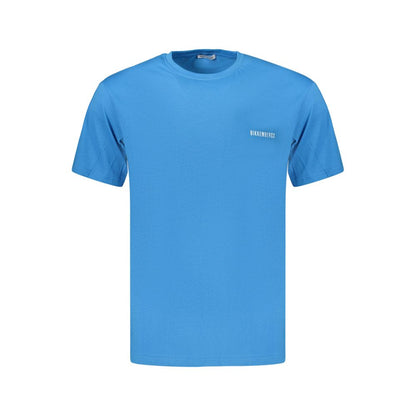 Bikkembergs Blue Cotton T-Shirt Pupino – Men's Short-Sleeved Tee
