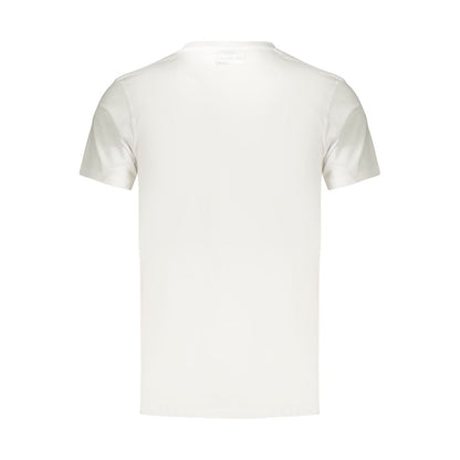 Bikkembergs White Pupino Cotton T-Shirt with Logo Print