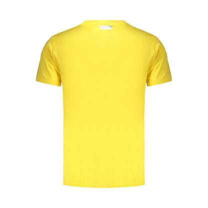 Bikkembergs Yellow Cotton Pupino T-Shirt – Bold Sport-Inspired Style