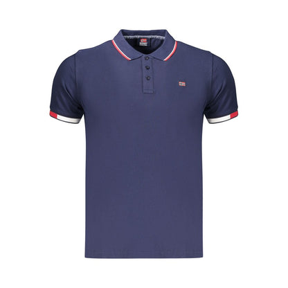 Norway 1963 Blue Cotton Polo Shirt