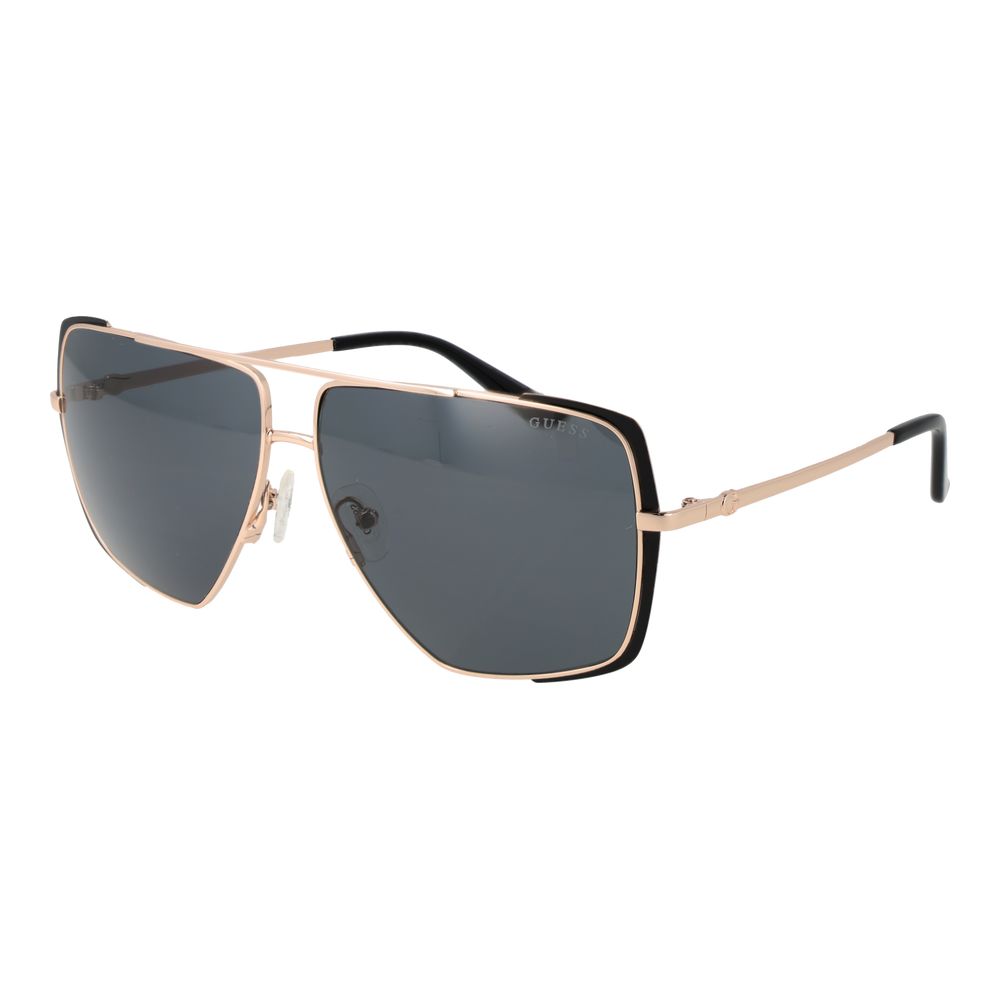 Guess Women's Sunglasses – Gold Square Frame, Grey Lenses