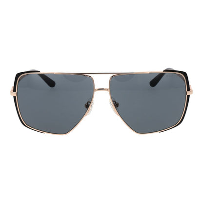 Guess Women's Sunglasses – Gold Square Frame, Grey Lenses