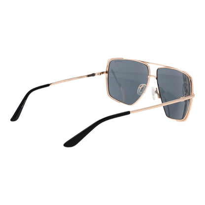 Guess Women's Sunglasses – Gold Square Frame, Grey Lenses