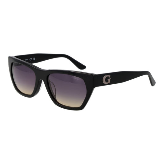 Guess Women’s Sunglasses – Black Rectangle Frame, Grey Gradient Lenses