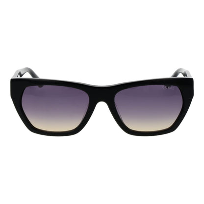 Guess Women’s Sunglasses – Black Rectangle Frame, Grey Gradient Lenses