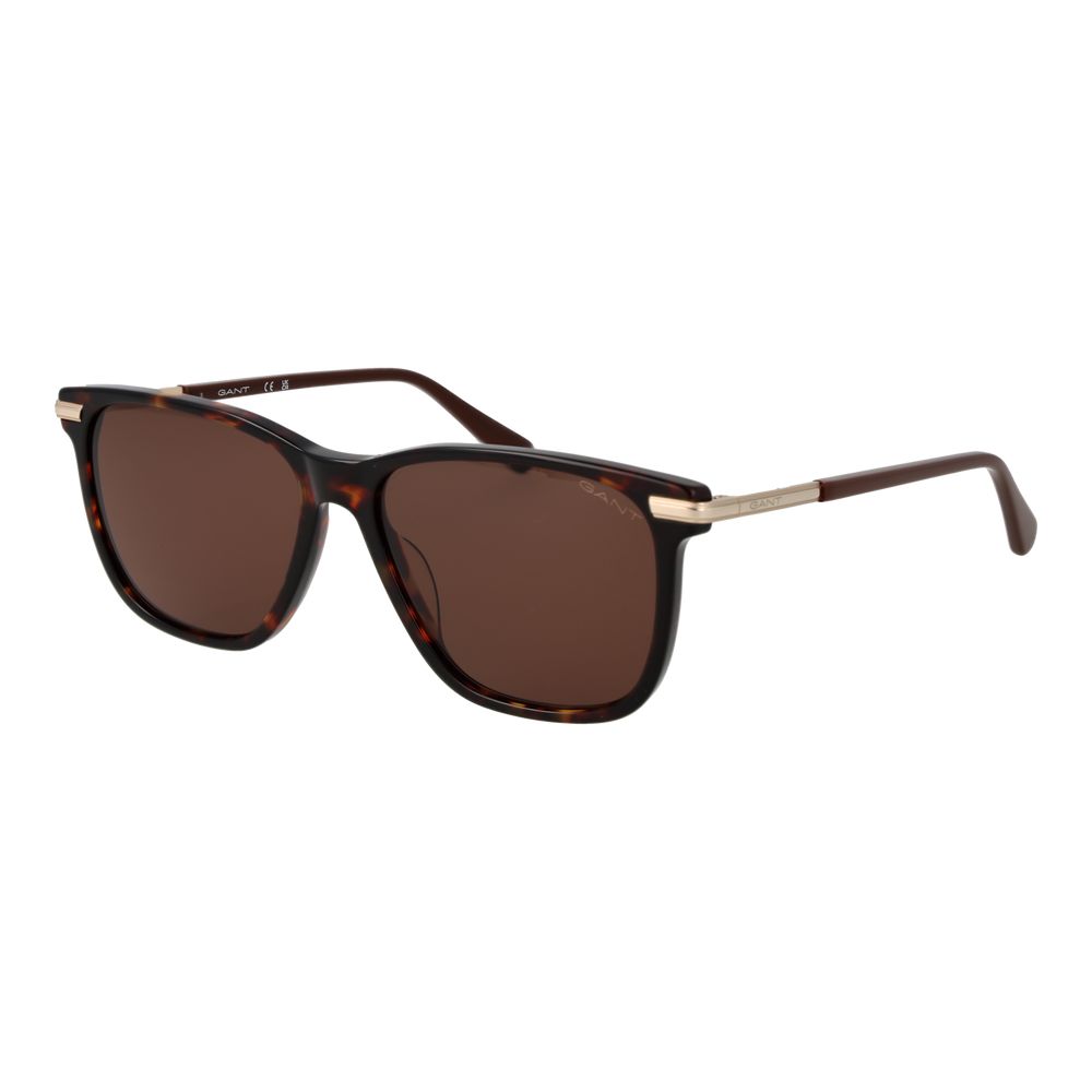 Gant Men’s Sunglasses – Brown Square Frame, Brown Lenses