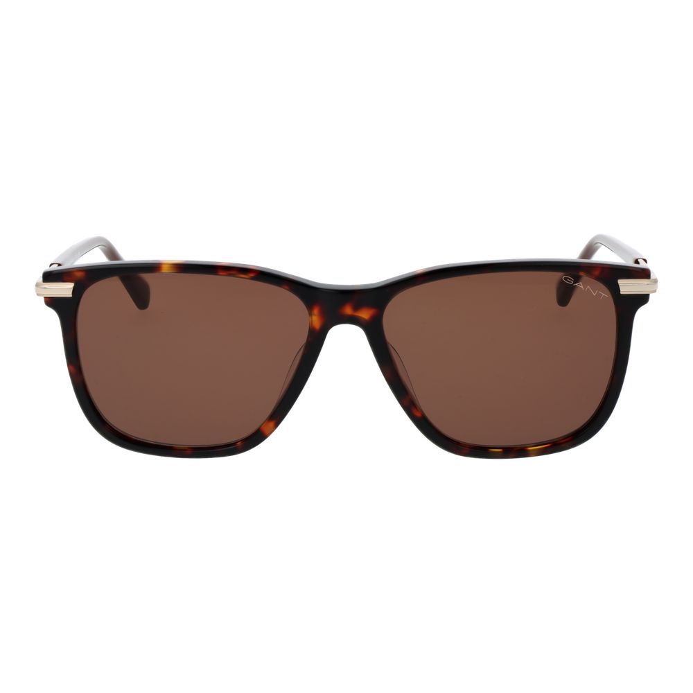 Gant Men’s Sunglasses – Brown Square Frame, Brown Lenses