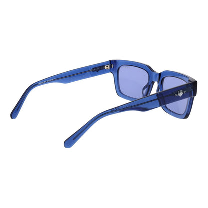Gant Men’s Sunglasses – Blue Acetate Frame, Blue Lenses