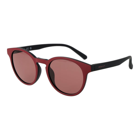 Gant Unisex Sunglasses – Purple Full-Rim Frame, Pink Lenses