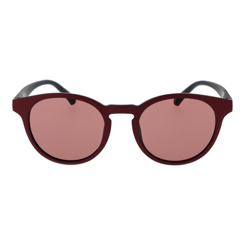 Gant Unisex Sunglasses – Purple Full-Rim Frame, Pink Lenses