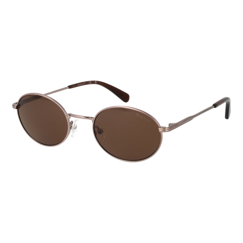 Gant Unisex Sunglasses – Brown Metal Frame, Brown Lenses