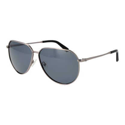 Guess Men’s Sunglasses – Gunmetal Aviator Frame, Polarized Blue Lenses