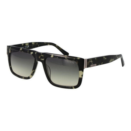 Guess Men’s Sunglasses – Green Rectangle Frame, Green Gradient Lenses