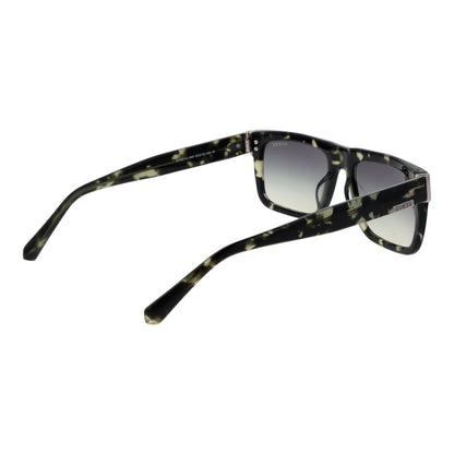 Guess Men’s Sunglasses – Green Rectangle Frame, Green Gradient Lenses